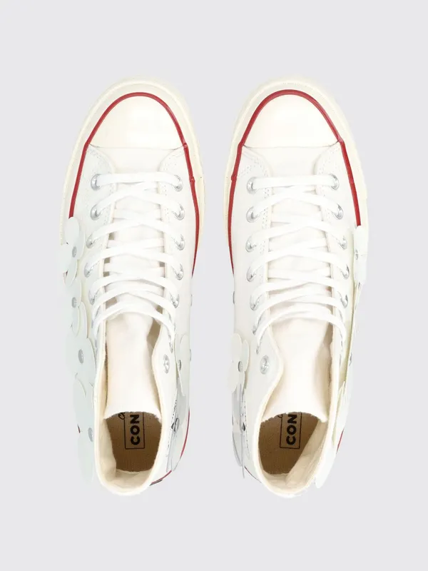 Converse Chuck 70 3-D Flourish Canvas with Applied Flowers White (A20663CWF)