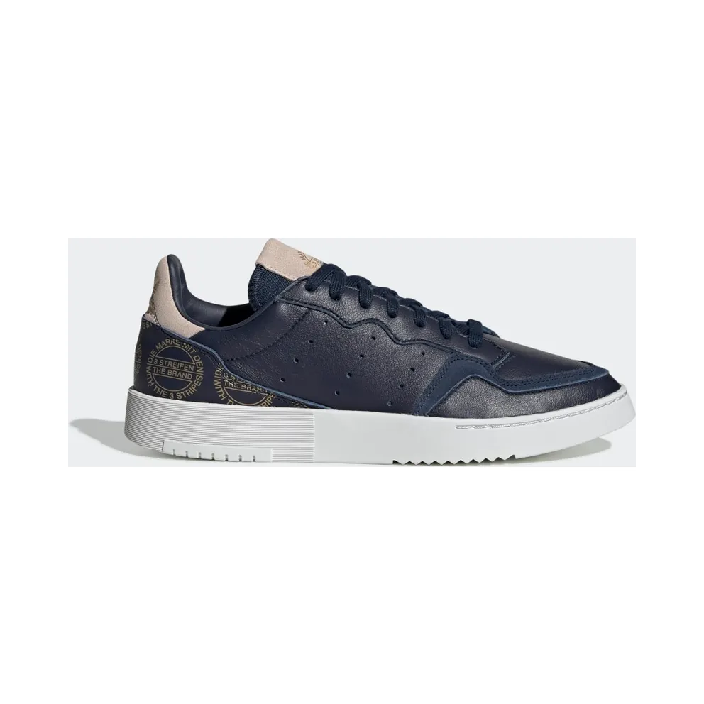 adidas Supercourt Schuh Collegiate Navy / Crystal White / Gold Met. (EG5022)