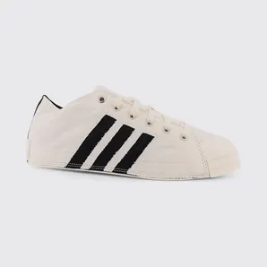 Y-3 Nizza Lo Sneakers in Canvas White (KI0856)