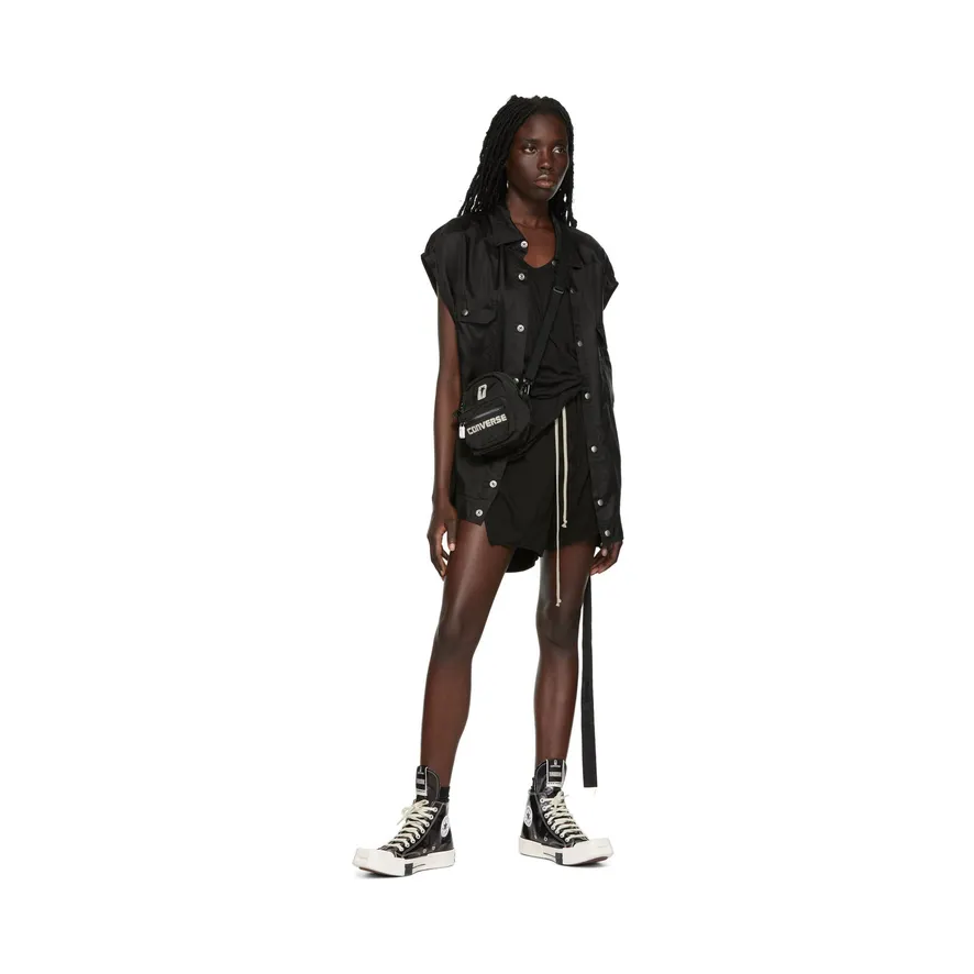 Rick Owens Drkshdw Black Converse Edition Turbodrk Chuck 70 Hi Sneakers (DC01BX291 A01R0) (5)