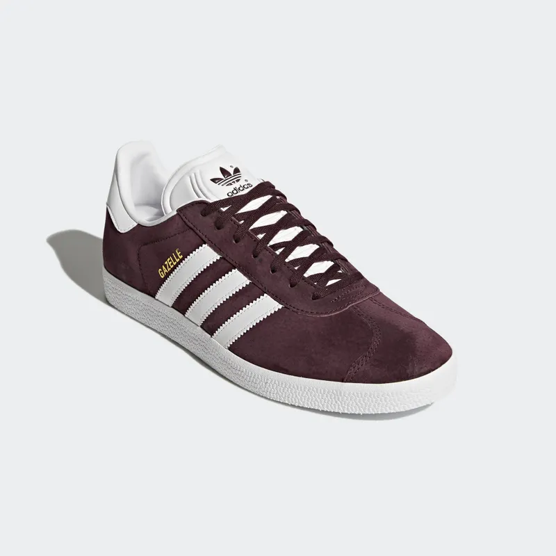 adidas Gazelle Maroon White-Gold Metallic (BB5255)