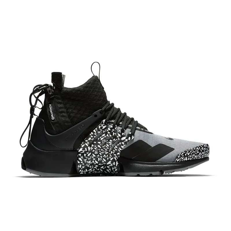 Nike x Acronym Air Presto Mid Cool Grey (2018) (AH7832-001)