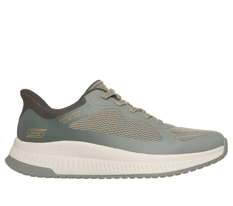 Skechers Slip-ins: BOBS Squad 4 – Staple Look Sneaker Olijf