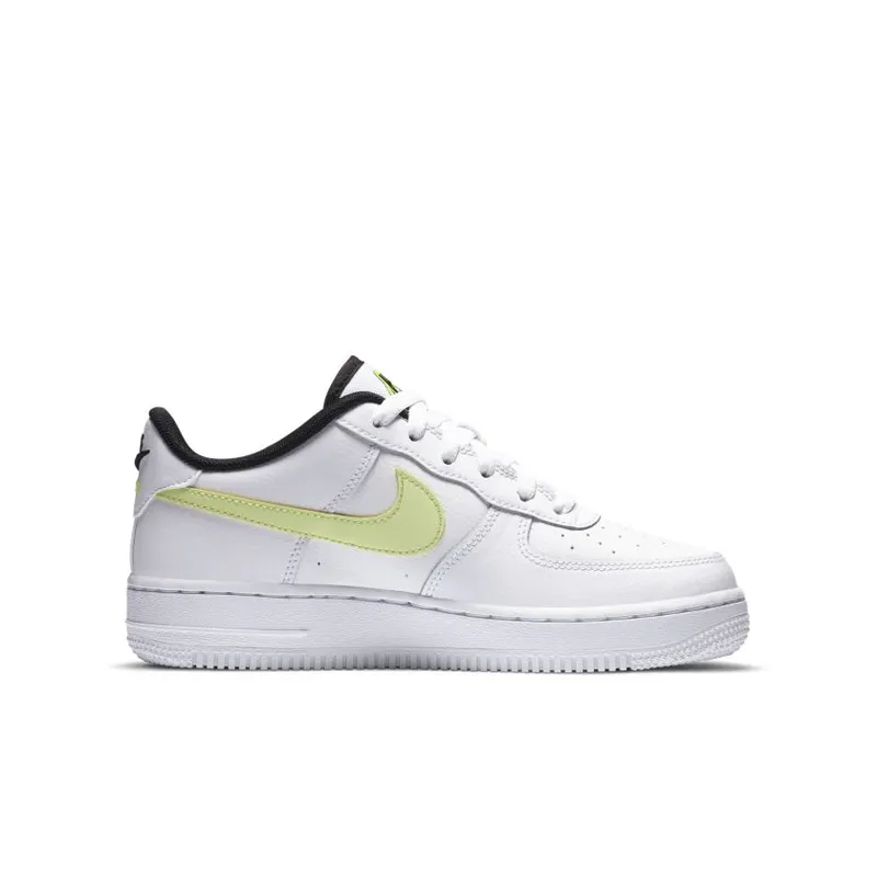 Nike Air Force 1 Low Worldwide White Barely Volt (GS) White/Volt-Black-Barely Volt (CN8536-100)