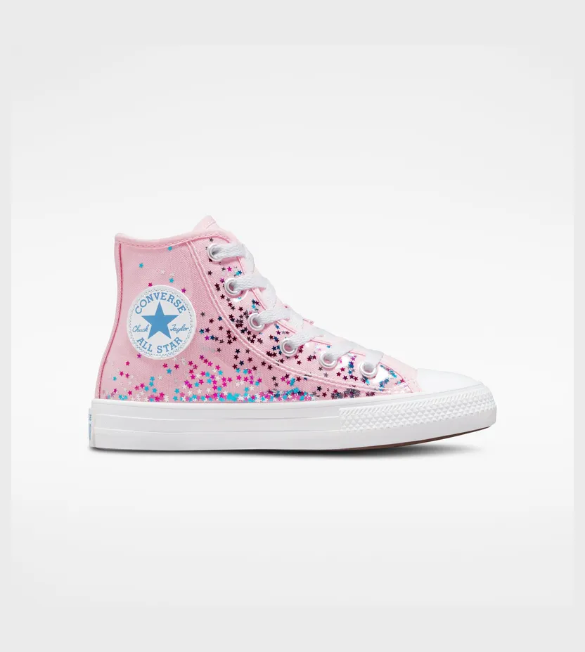 Converse Chuck Taylor All Star Encapsulated Glitter Sunrise Pink/university Blue