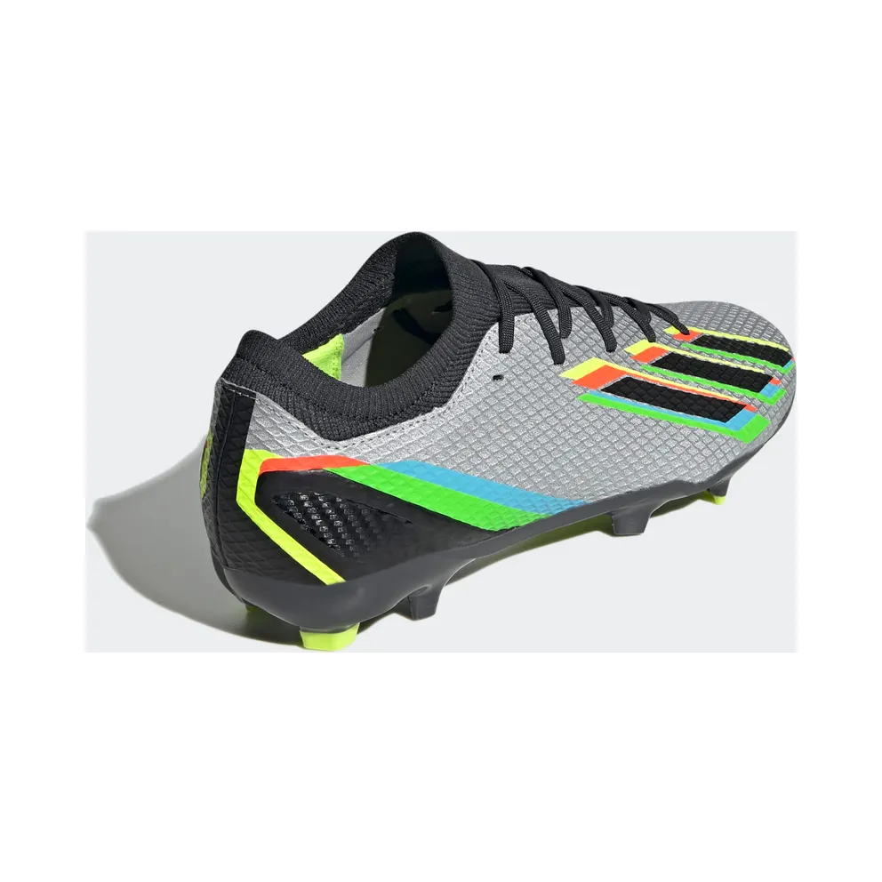 adidas X Speedportal.3 Firm Ground Football Boots Silver Metallic / Core Black / Solar Yellow (GW8454)