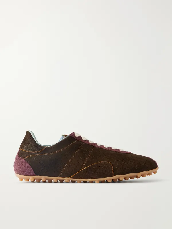 Maison Margiela Sprinters Paneled Suede Brown (S97WS0104)