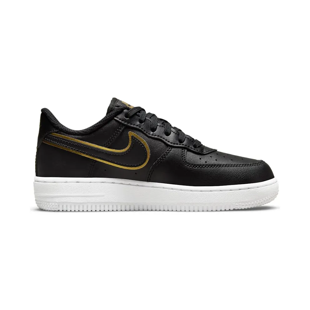 Nike Force 1 LV8 “Black / Metallic Gold / White” (DM3386-001)