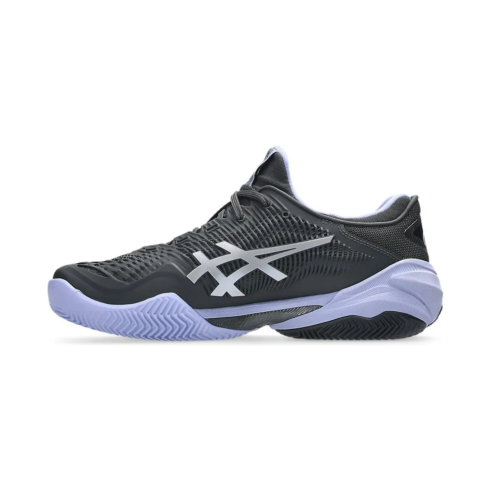ASICS COURT FF 3 CLAY NIGHT ENERGY “Graphite Grey / Pure Silver” (1041A570-020)