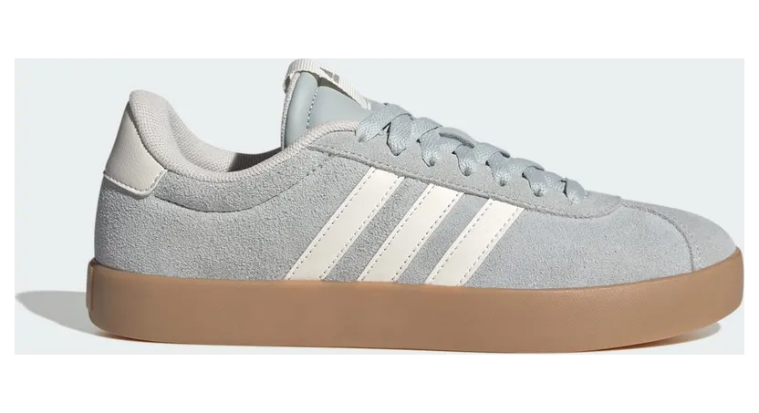 Adidas VL Court 3.0 Wonder Silver / Off White / Gum (JP7539)