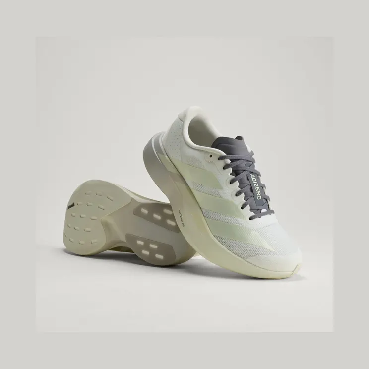 adidas Adizero Evo SL “Off White / Ice Gold Met. / Granite” (KI4794)