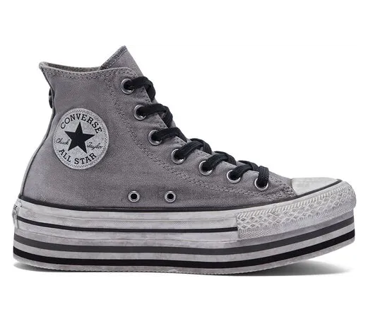 Converse Smoke In Platform Chuck Taylor All Star High Top White White (569126C)