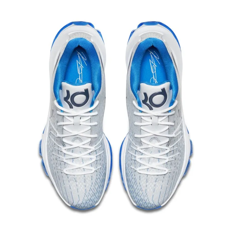 Nike  KD 8 Photo Blue White/Midnight Navy-Photo Blue-Opti Yellow (749375-144)