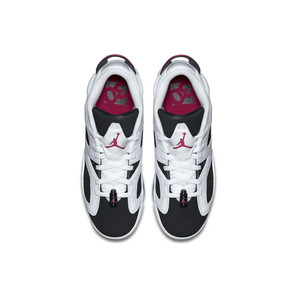 Jordan 6 Retro Low Fuchsia Flash (GS) White/Black-Fuchsia Flash (768878-107)