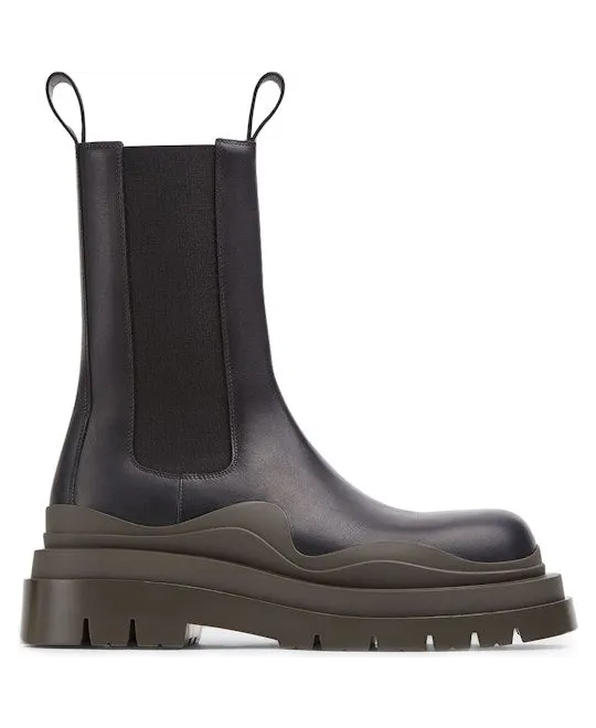 Bottega Veneta Tire Boot High Black Camping (630284VBS501291)