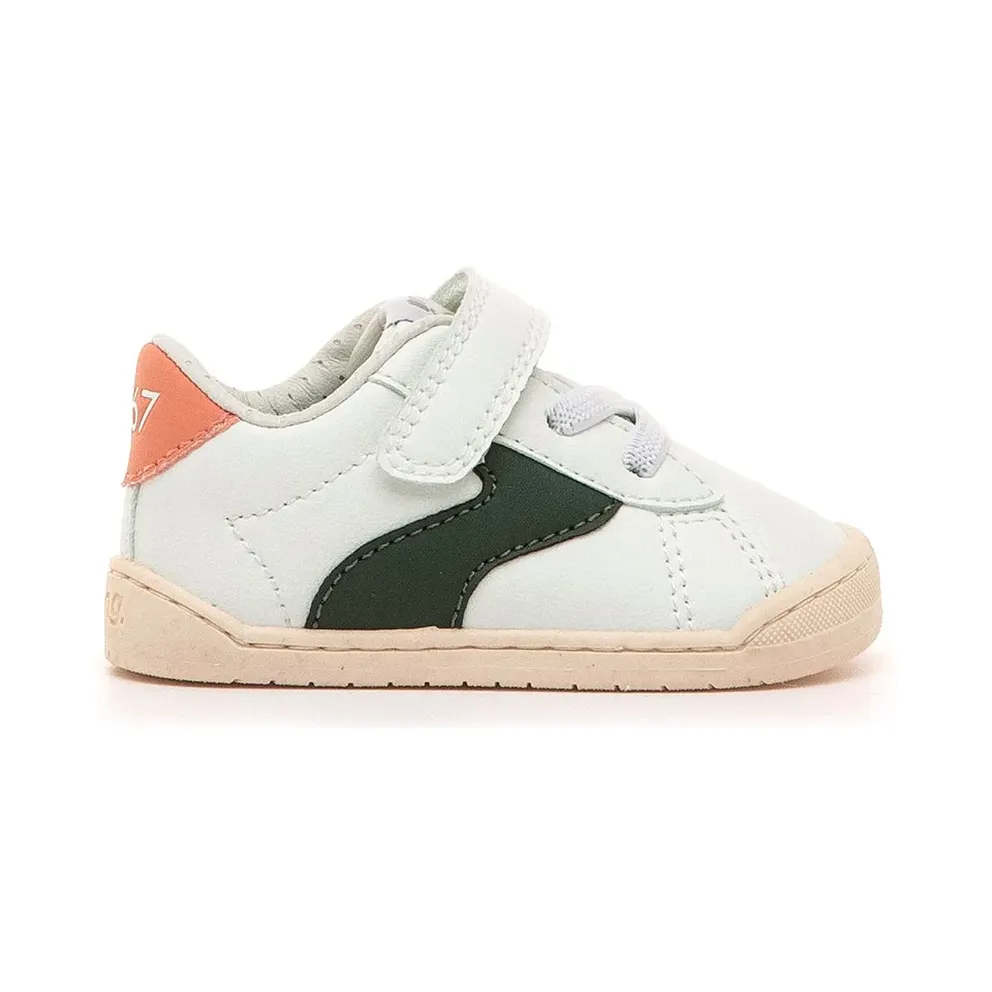 MTNG sneaker White / Bottle Green / Pink (49304-C59340)