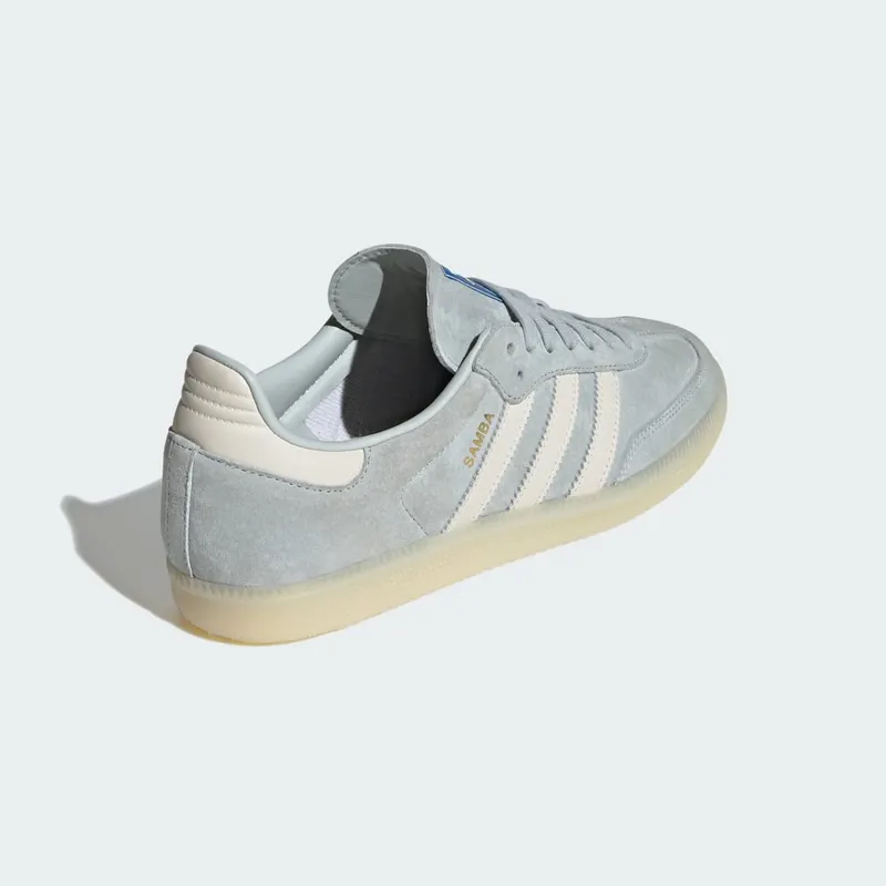 adidas Samba OG Shoes Wonder Silver / Chalk White / Off White (IG6177)