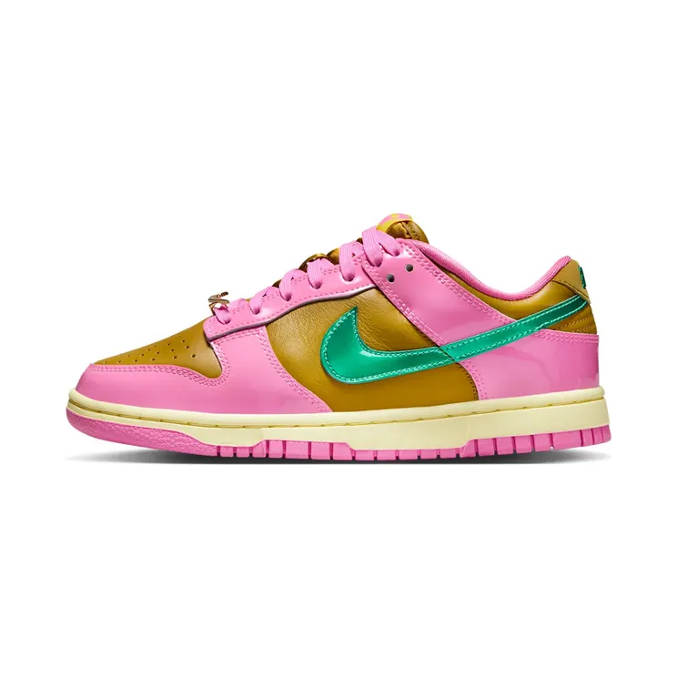 Nike DUNK LOW Parris Goebel “Playful Pink / Bronzine / Clear Jade / Multi-Colour” (FN2721-600)
