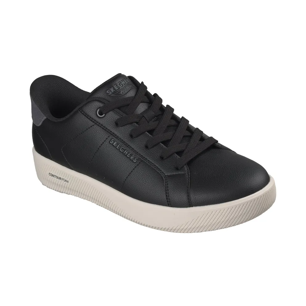 Skechers Slip-ins: Arch Fit Court Break “Single Vented Sneaker Black” (183403BLK)