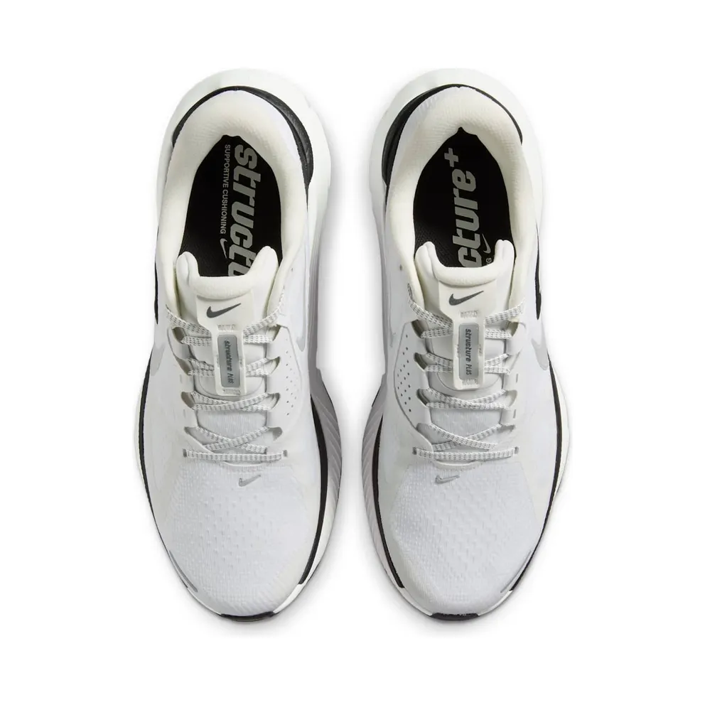 Nike Structure Plus Summit White/Black/Metallic Silver (II7192-100)