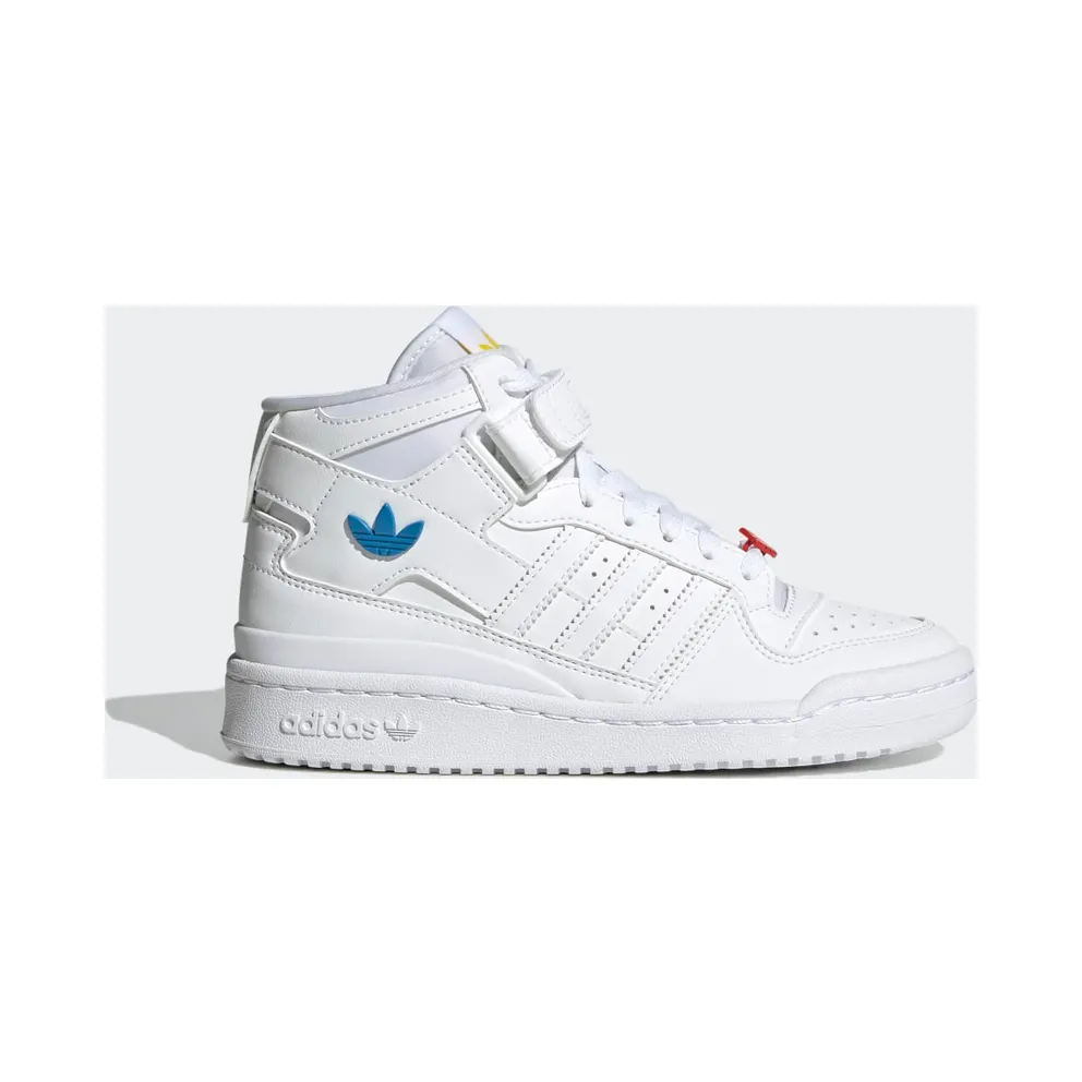 adidas Forum Mid Cloud White / Red / Bright Blue (GY9235)