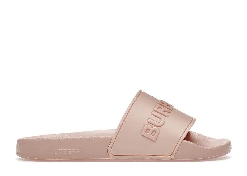 Burberry Embossed Logo Slides Peach Pink (8057167)