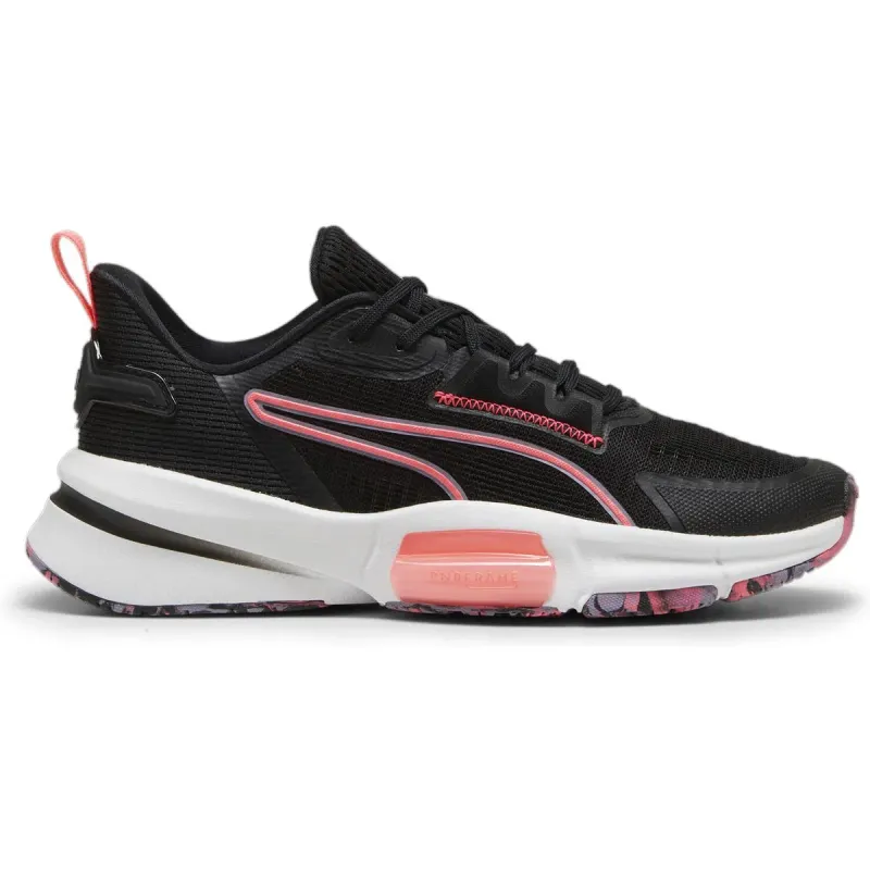 Puma PWRFrame TR 3 Hypernatural Trainingsschuhe Damen 01 – PUMA black/sunset glow 37.5 für Damen, schwarz, Größe 37 ½ EU / 4,5 UK (310143)
