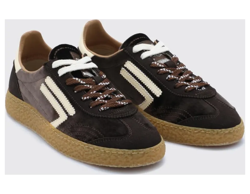 Puraai 6.01 XS Sneakers in Vegan Leather and Recycled Microsuede Brown (PU601X025)