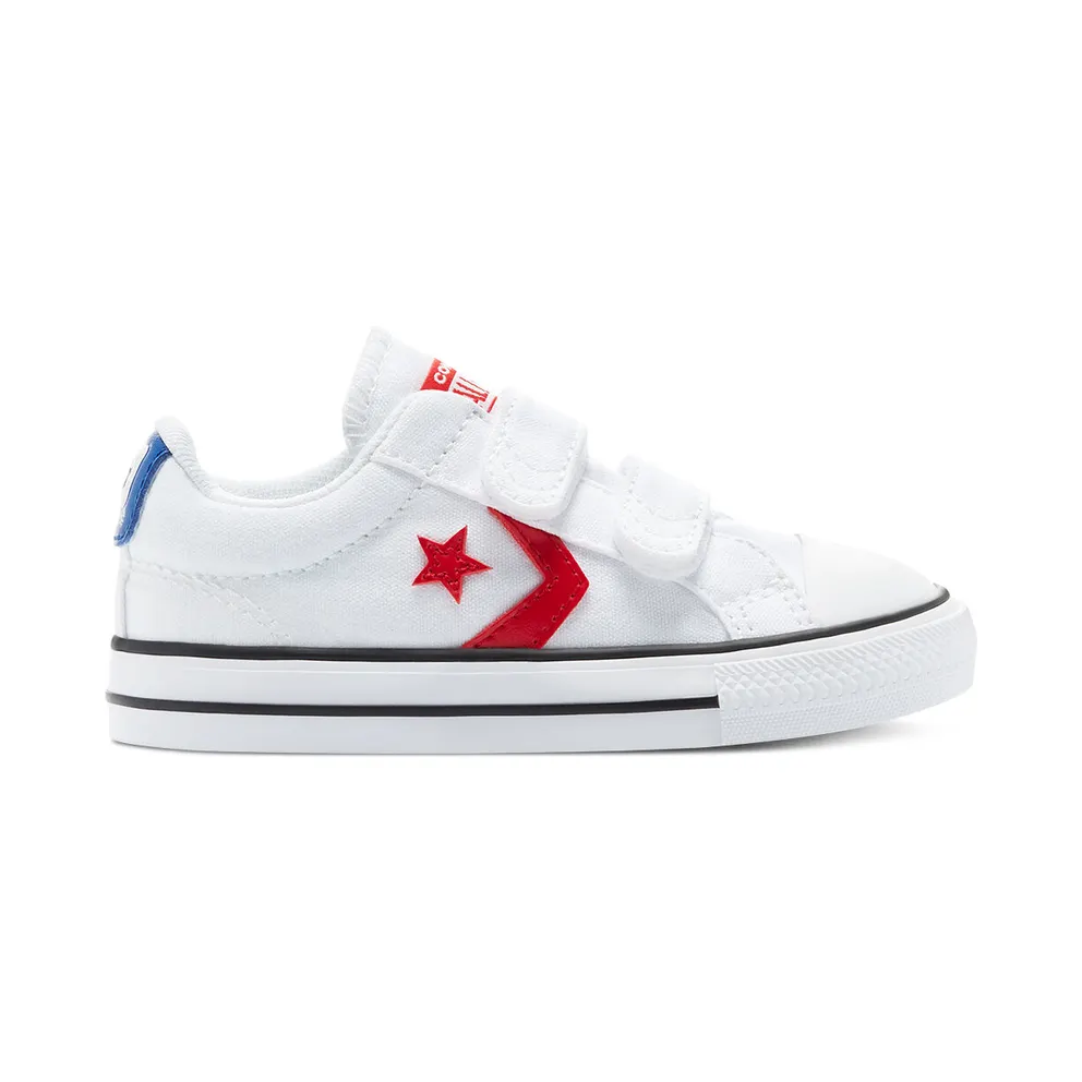 Converse Varsity Canvas Easy-On Star Player Low Top White/university Red/blue (770228C)