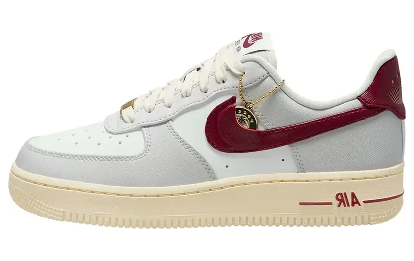 Nike Air Force 1 Low ’07 SE Just Do It Photon Dust Team Red (DV7584-001)