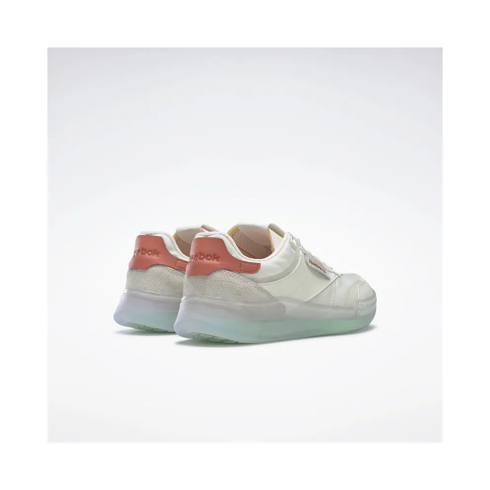 Reebok Club C Legacy Shoes Chalk / Neon Mint / Baked Earth