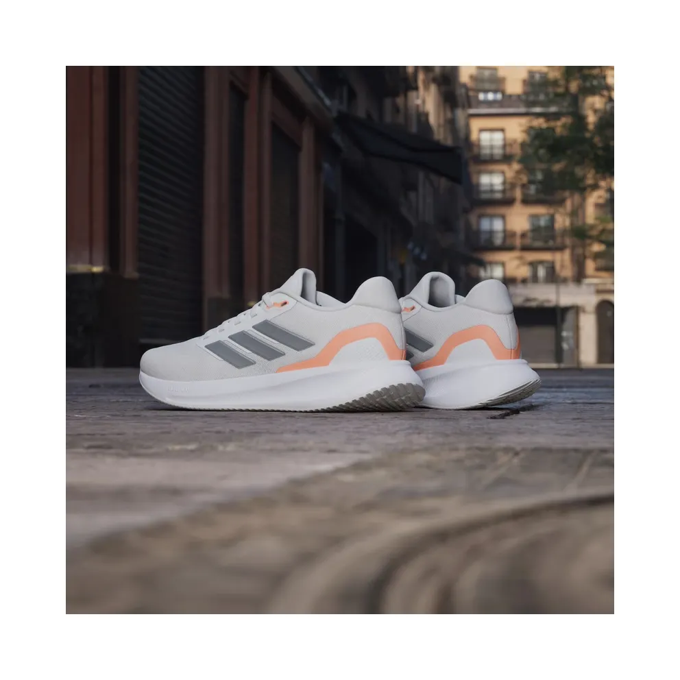 Adidas Runfalcon 5 Running Shoes Crystal White / Iron Metallic / Beam Orange (JQ9401)