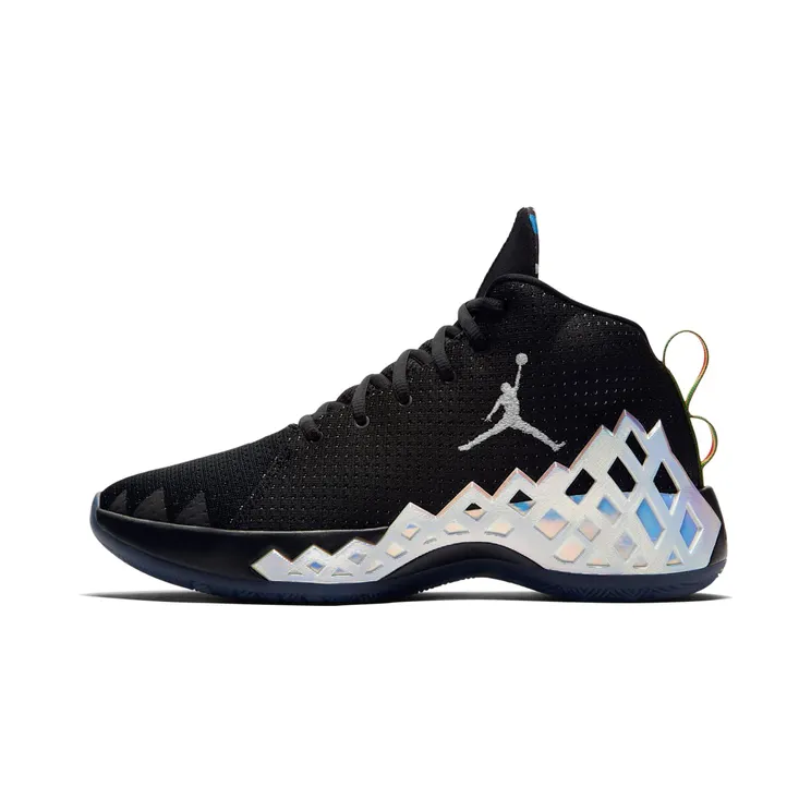 Jordan Jumpman Diamond Mid ‘Quai 54’ White/Black-Blue-Multi-Color (CJ9692-001)