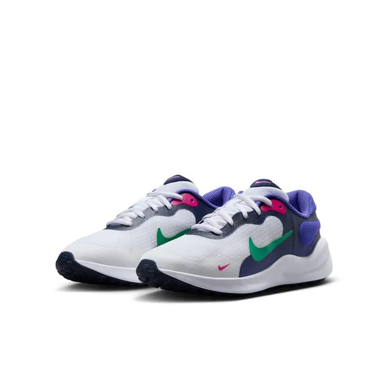 Nike Revolution 7 GS “Midnight Navy Stadium Green” (FB7689-101)