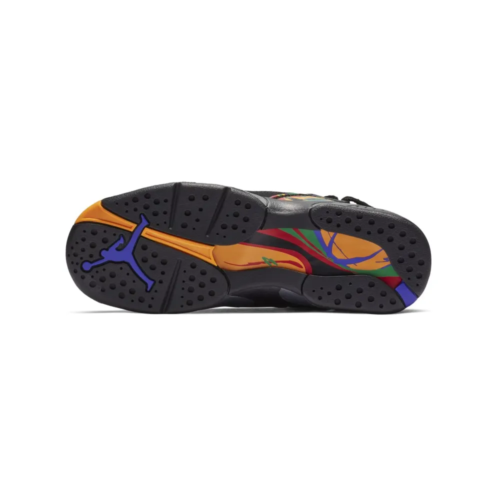 Jordan 8 Retro Tinker Air Raid (GS) Black/Light Concord-Aloe Green (305368-004)