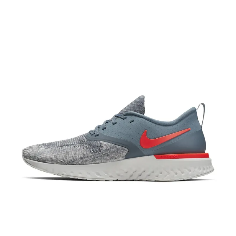Nike Odyssey React Flyknit 2 Armory Blue Armory Blue Vast Grey Black Bright Crimson (AH1015-403)