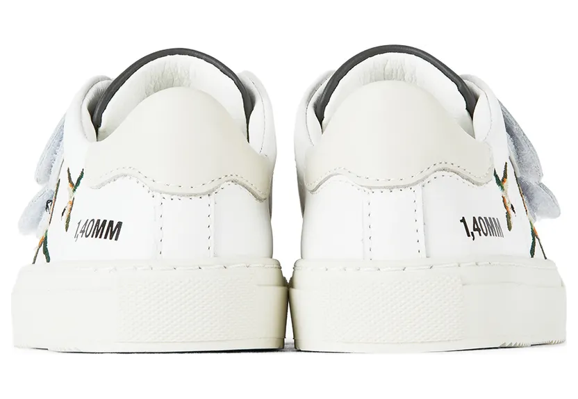 Axel Arigato Kids White Clean 90 Triple Bee Birds Straps Sneakers (19195) (2)