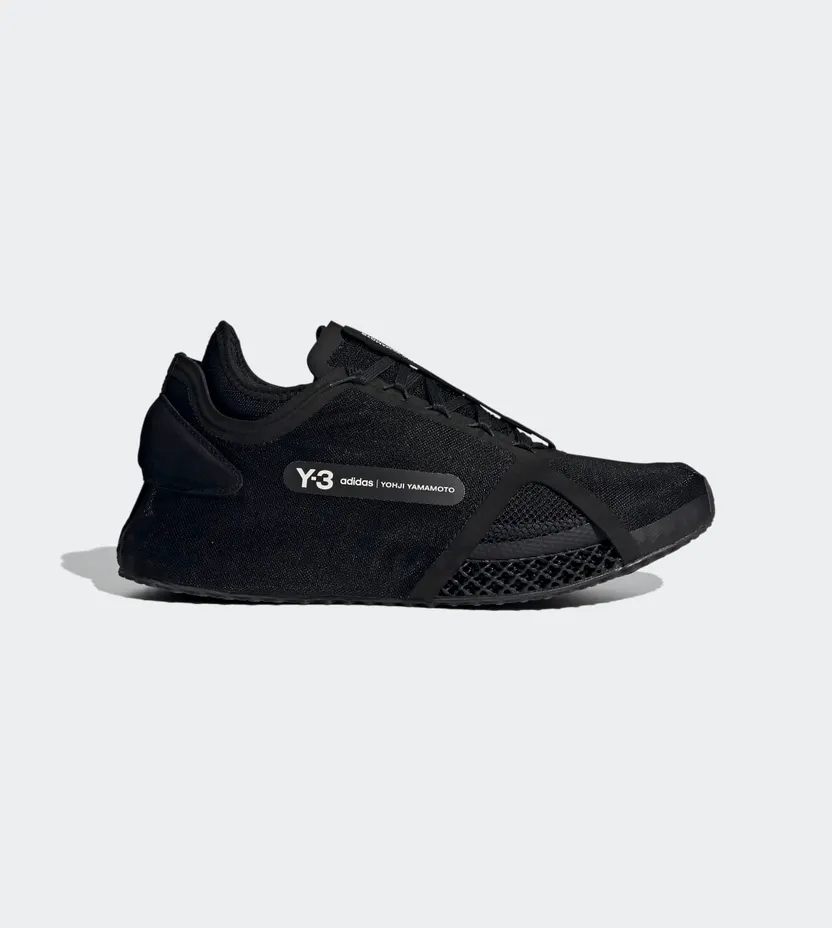 adidas Y-3 Runner 4D IOW Black / Black / Core White (FZ4502)