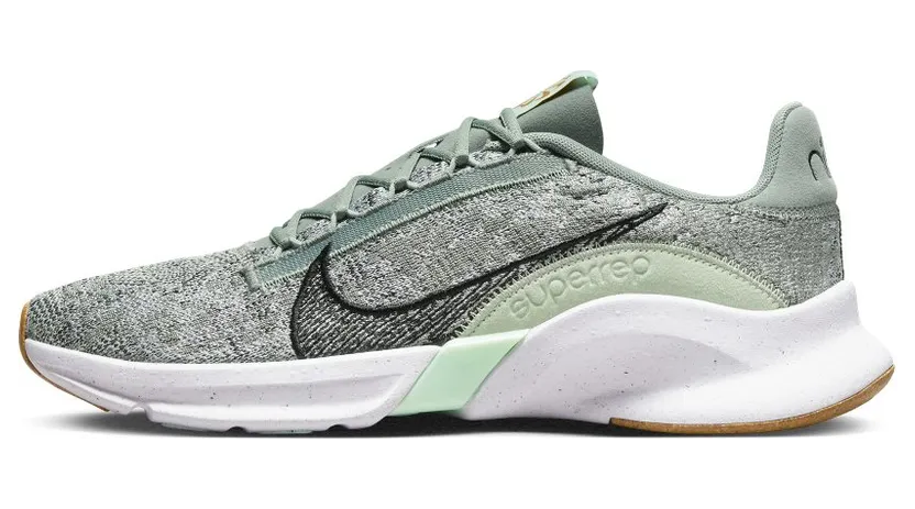 Nike SuperRep Go 3 Next Nature Flyknit Trainingsschoenen voor heren Grijs (DH3394-005)