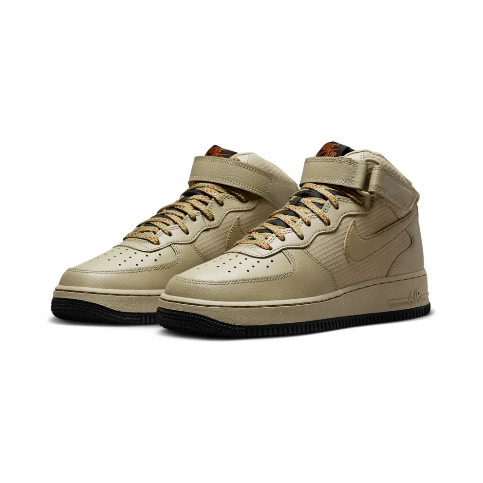 Nike Air Force 1 Mid ’07 “Neutral Olive / Black / Dark Russet” (FB8881-200)