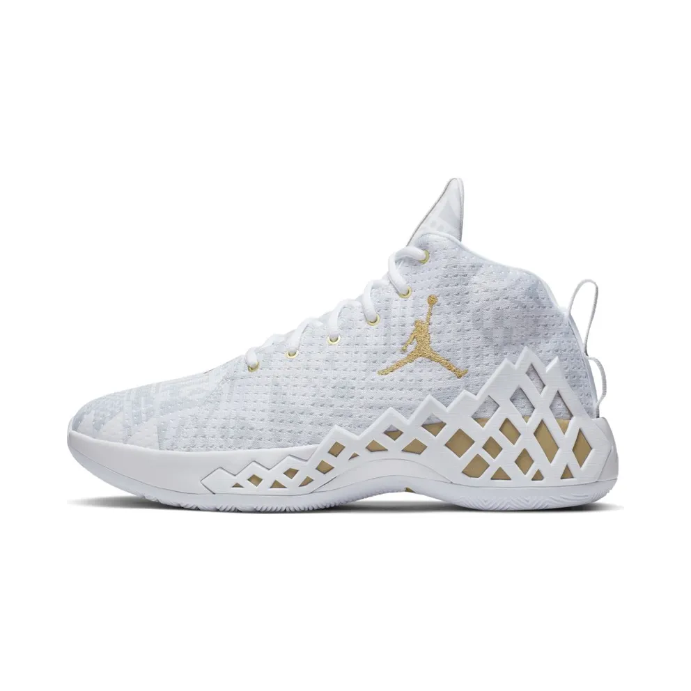 Jordan Jumpman Diamond Mid Fiba (2019) White/Metallic Gold (CI1205-107)