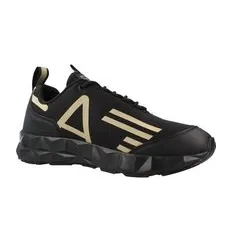 Ea7 Emporio Armani Facettierte Sneakers mit Logo-Print – Schwarz (X8X217XK433) (2)
