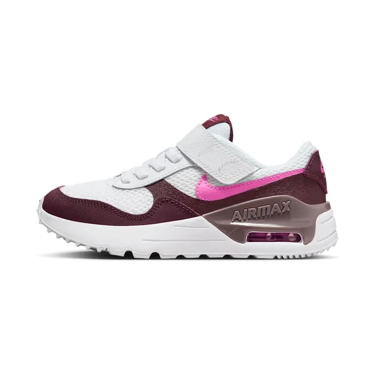 Nike Air Max SYSTM “White / Burgundy Crush / Violet Ore / Playful Pink” (DQ0285-116)