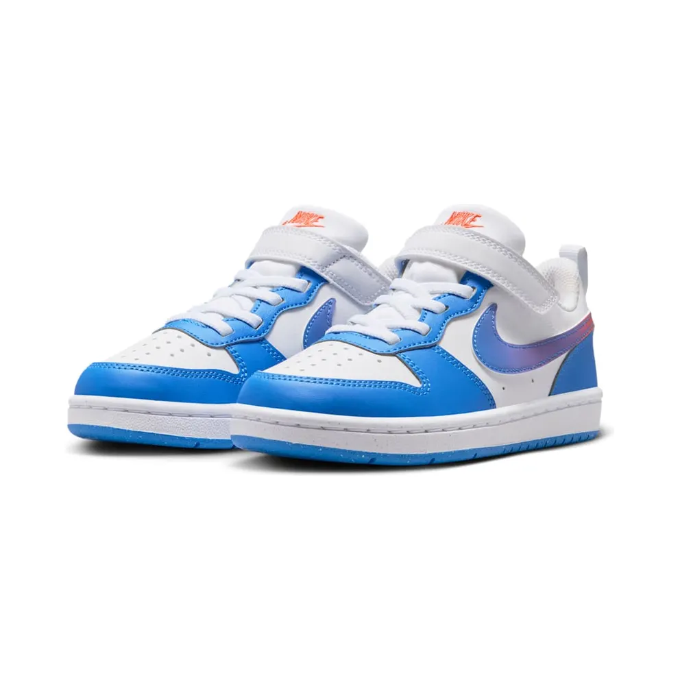 Nike Court Borough Low White Turf Orange Blue Crystal (IR5463-101)