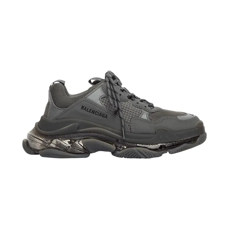 Balenciaga Triple S Clear Sole Dark Grey (541624W2GA11801)