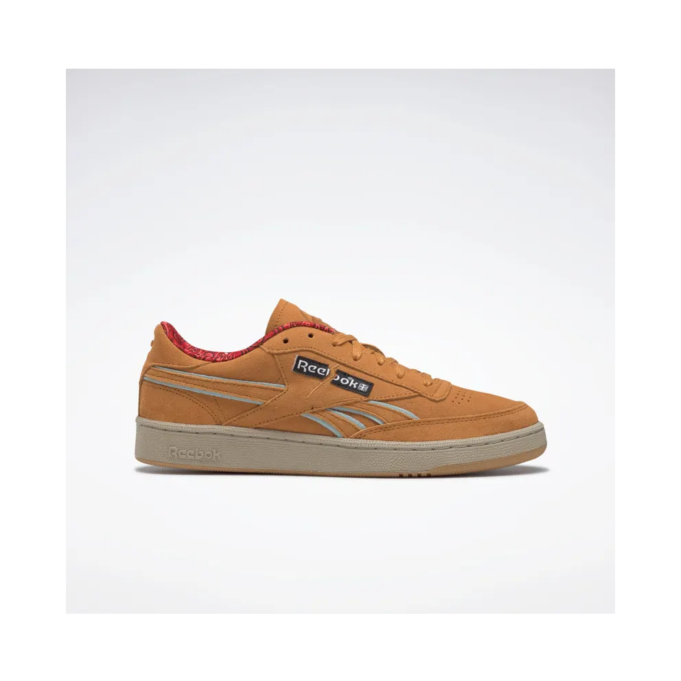 Adidas Jurassic Park Club C Rich Ochre / Diffused Blue / Stadium Red (GZ6322)