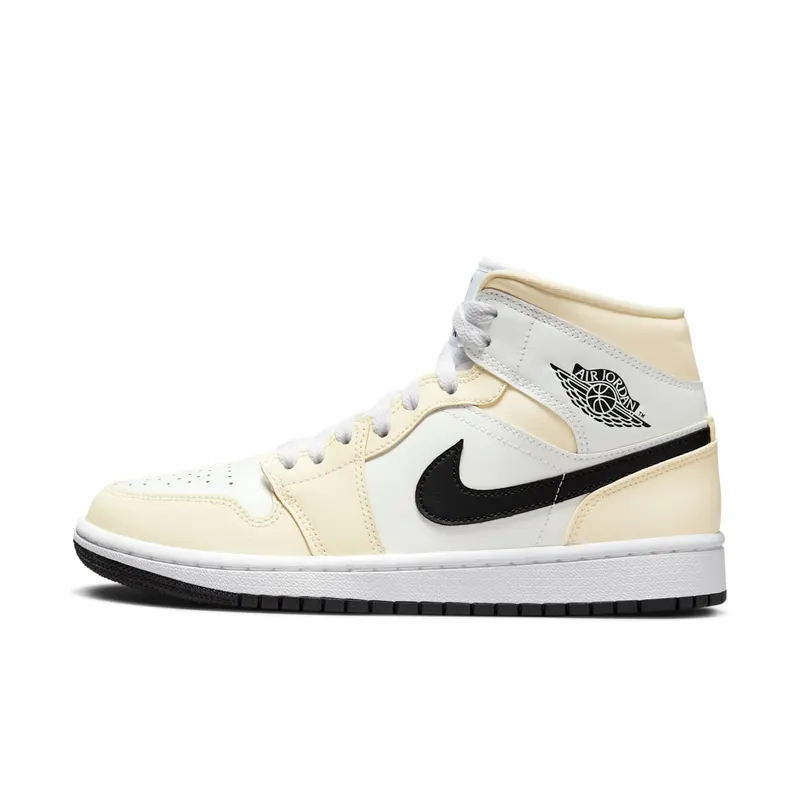 Air Jordan 1 Mid Coconut Milk – “Coconut Milk / Black-summit White-white” (BQ6472-121)