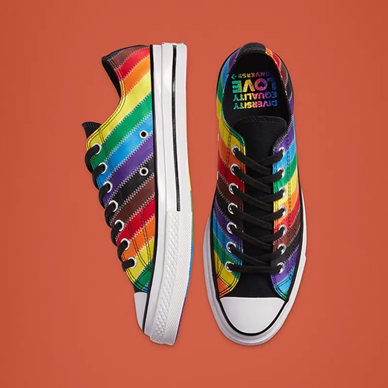 Converse Chuck Taylor All-Star 70s Ox Pride (2020) White/Black-Dark Roast (167756C)