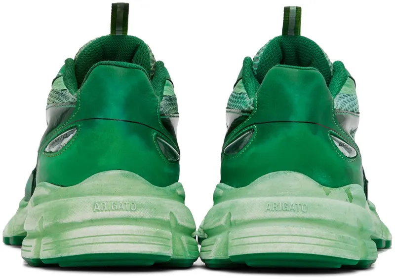 Axel Arigato SSENSE Exclusive Green Marathon Dip-Dye (F0155017)