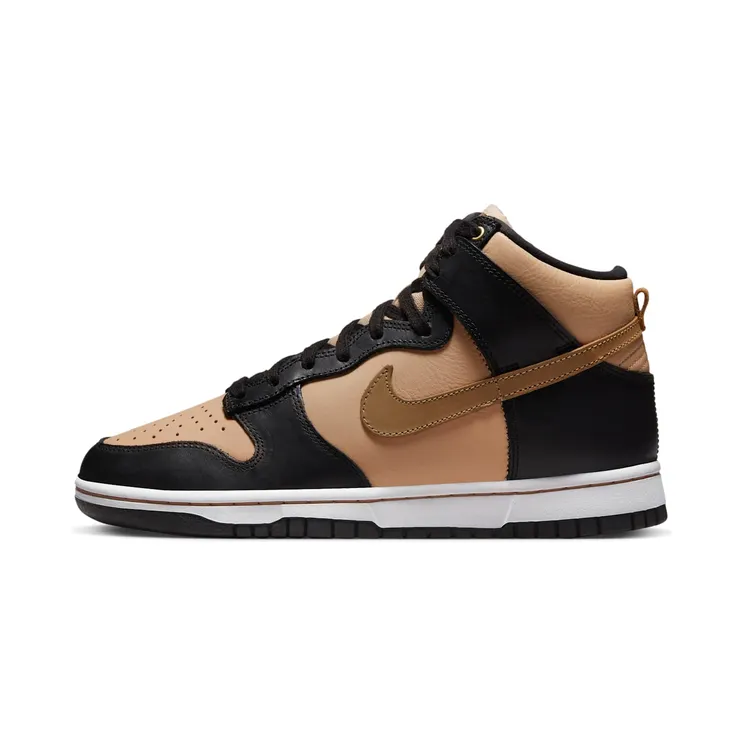 Nike DUNK HIGH LXX “Black / Vachetta Tan / White / Flax” (DX0346-001)